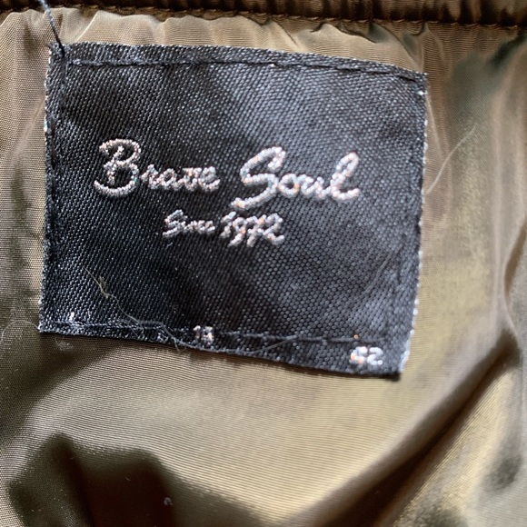 Green Long Fall Winter Puffer Jacket Quilted size 14 - Picture 8 of 16